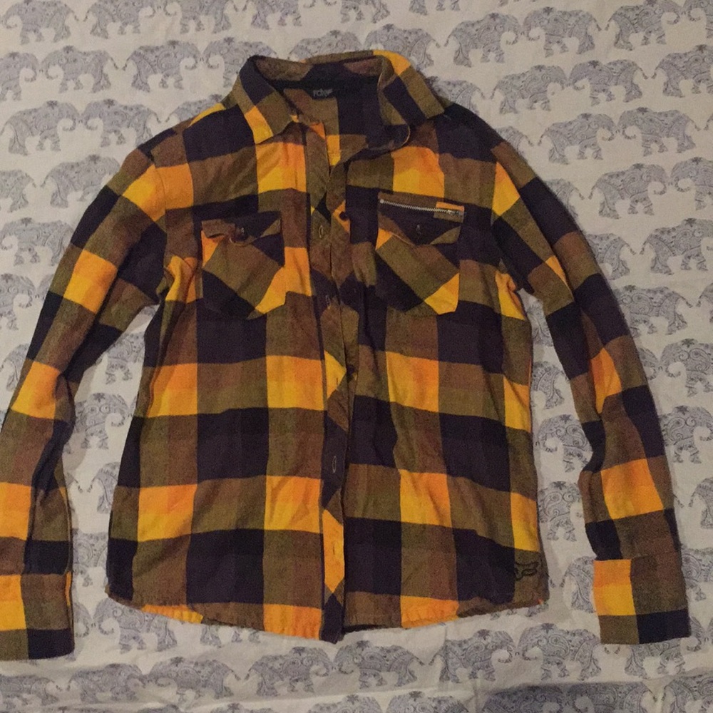 Yellow Fox brand button up shirt